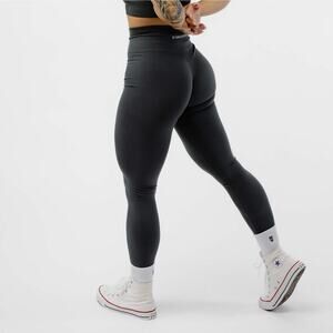 GYMREAPERS Womens Legacy Seamless Leggings Size L Storm Strength Training Active